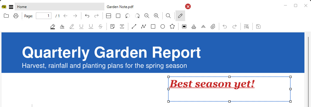 The tab close button with its round hover background, and a selected annotation marked in blue
